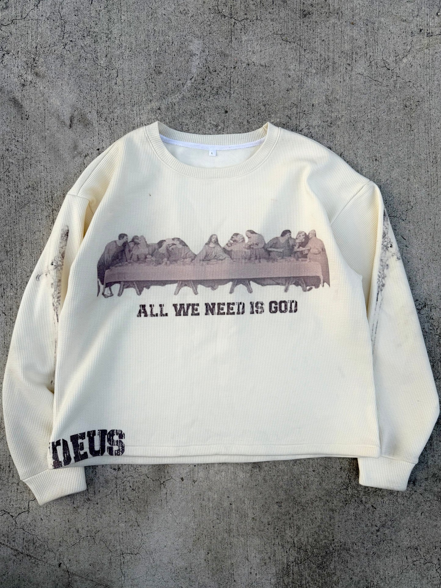 ‘ALL WE NEED IS GOD’ CREME THERMAL