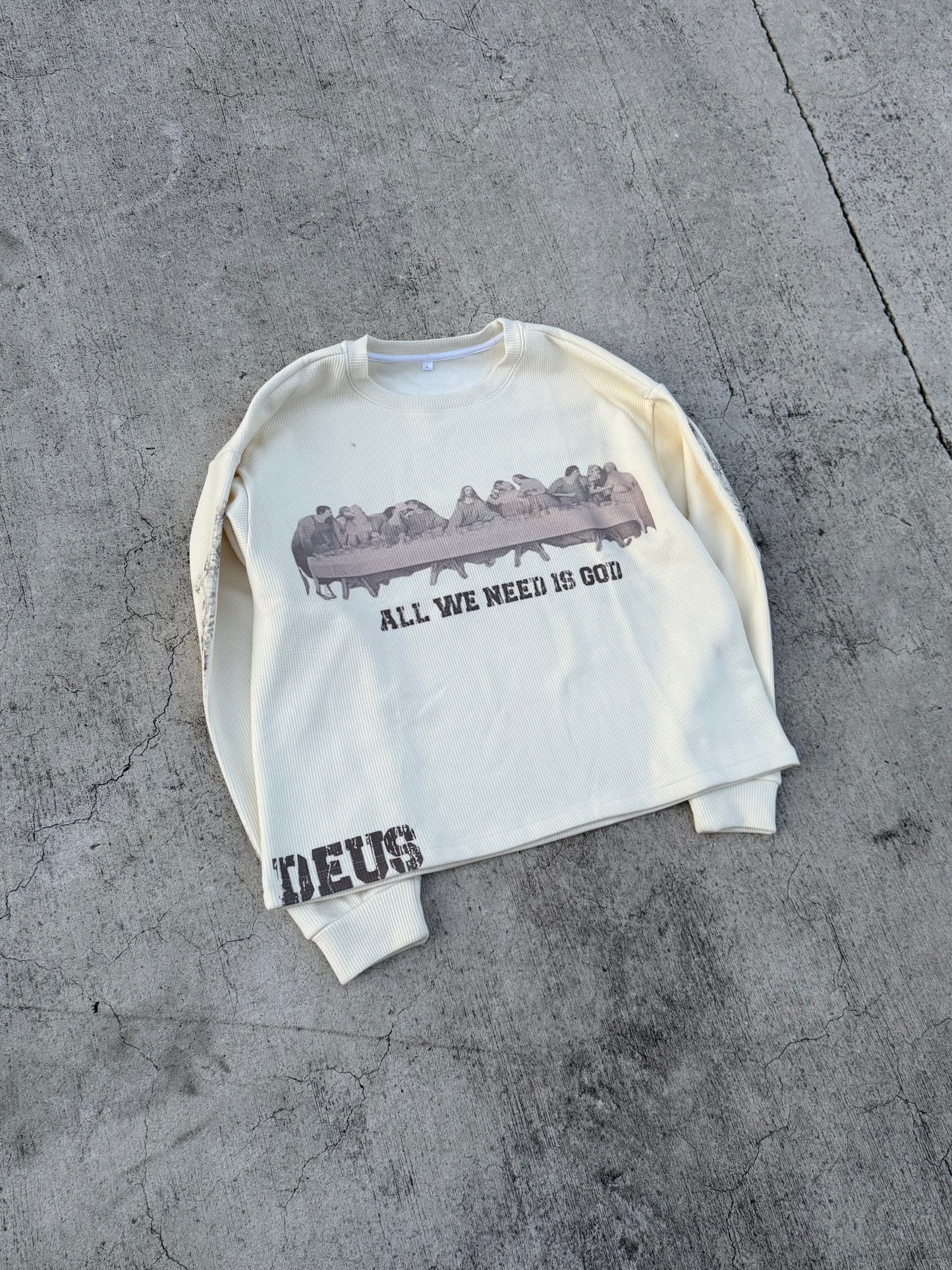 ‘ALL WE NEED IS GOD’ CREME THERMAL