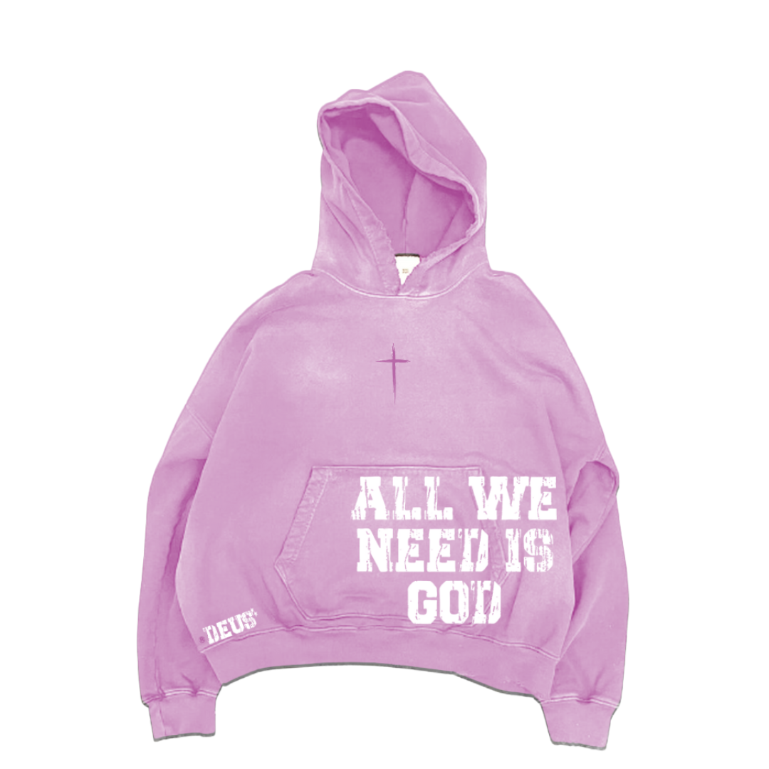 DEUS PINK HOODIE