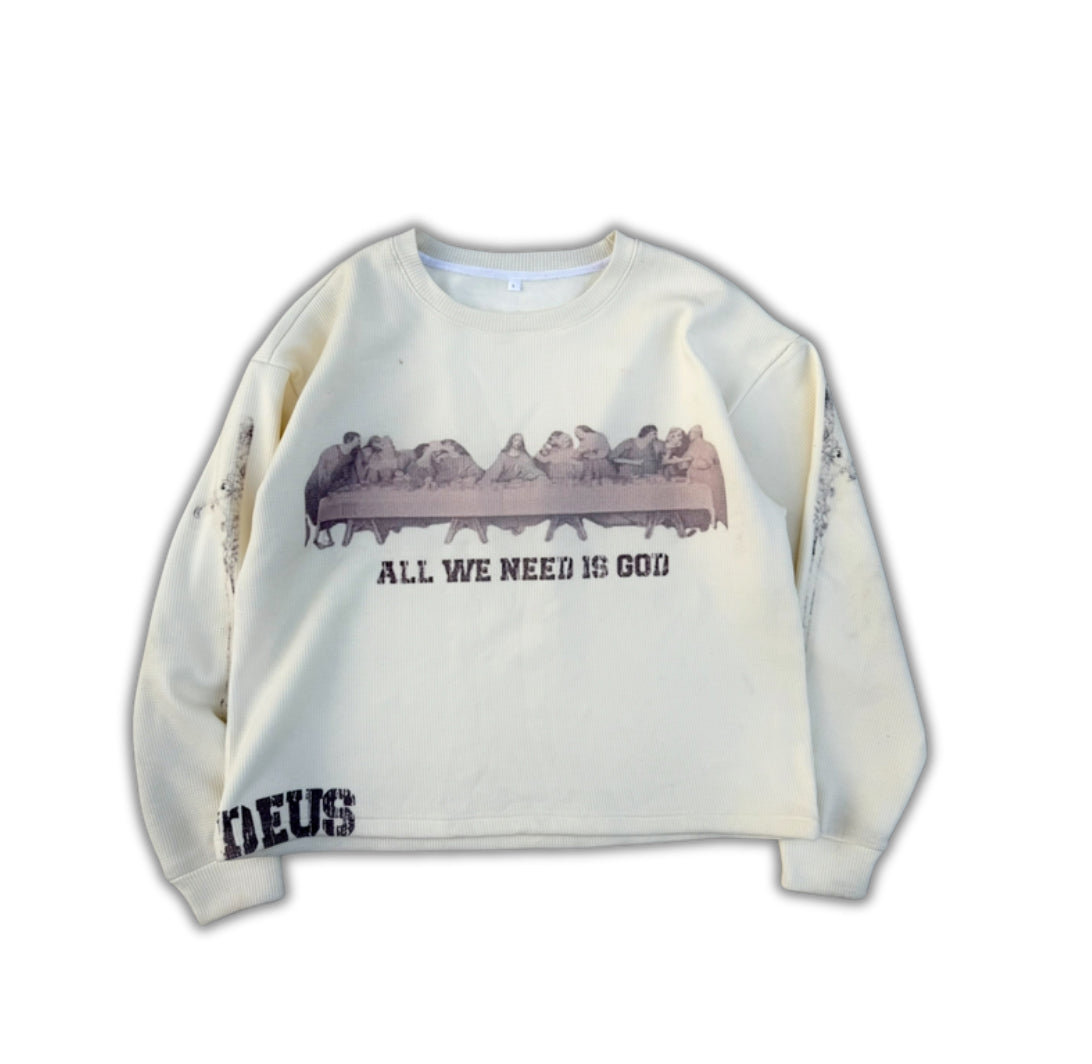 ‘ALL WE NEED IS GOD’ CREME THERMAL