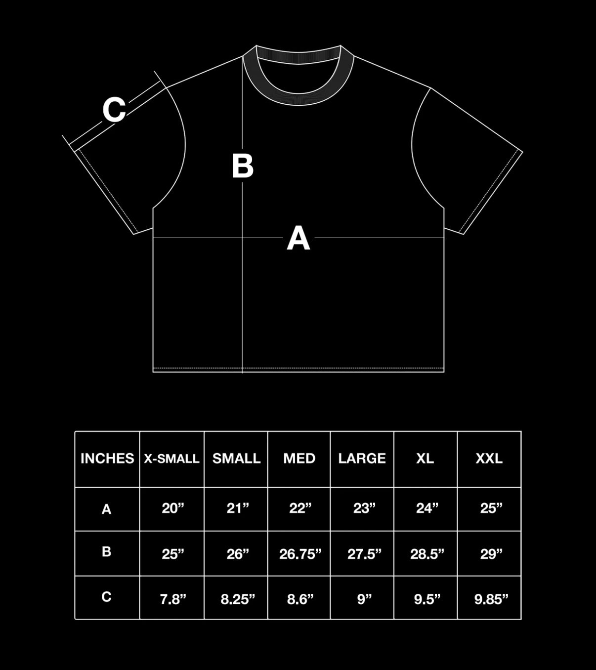 “ALL WE NEED IS CHRIST”WHITE TEE